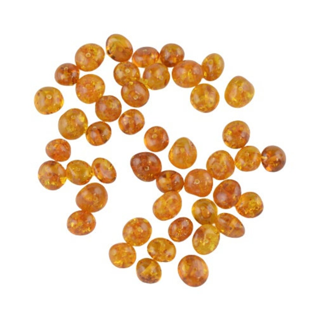 Cognac Baltic Amber Beads Jewelry Making Beads Craft Etsy