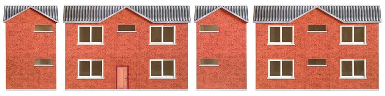 ifunwoo Dollhouse Paper Model model B #001