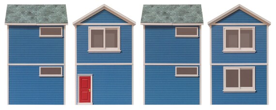 ifunwoo Dollhouse Paper Model model B #001