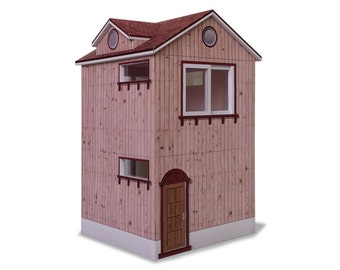 model A #002 - ifunwoo Dollhouse Paper Model