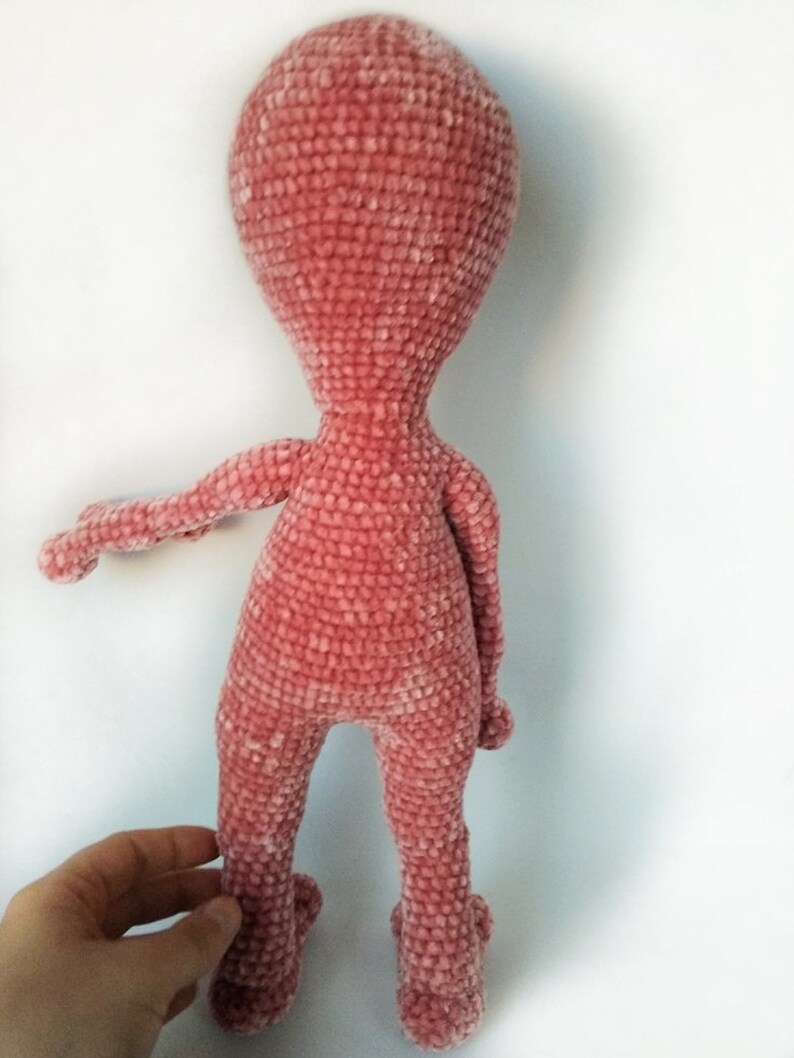 Cute alien plushie toy Space science toy Alien doll UFO decor Etsy