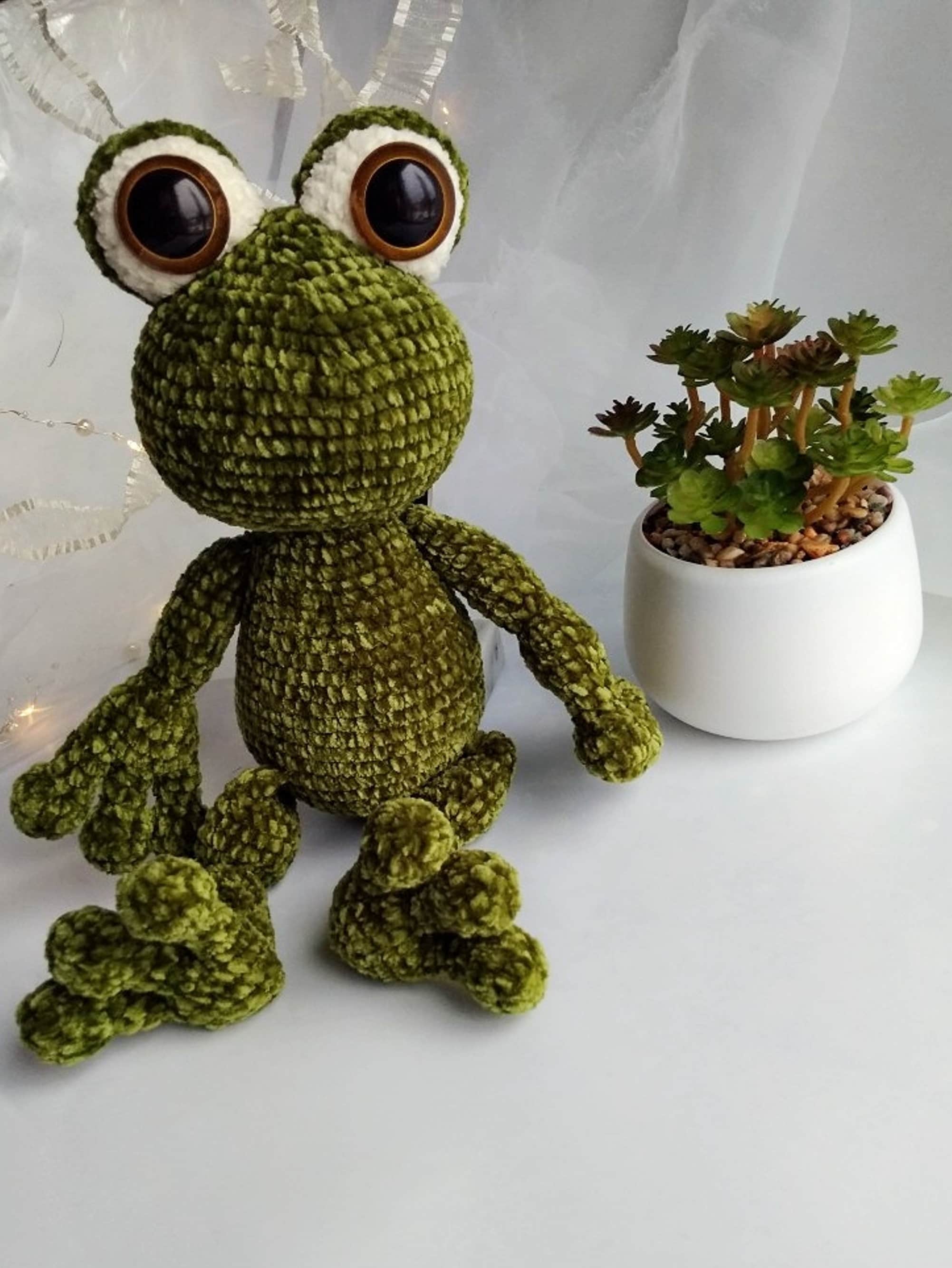 Cute Frog Crochet pattern Crochet toy amigurumi tutorial Easy Etsy