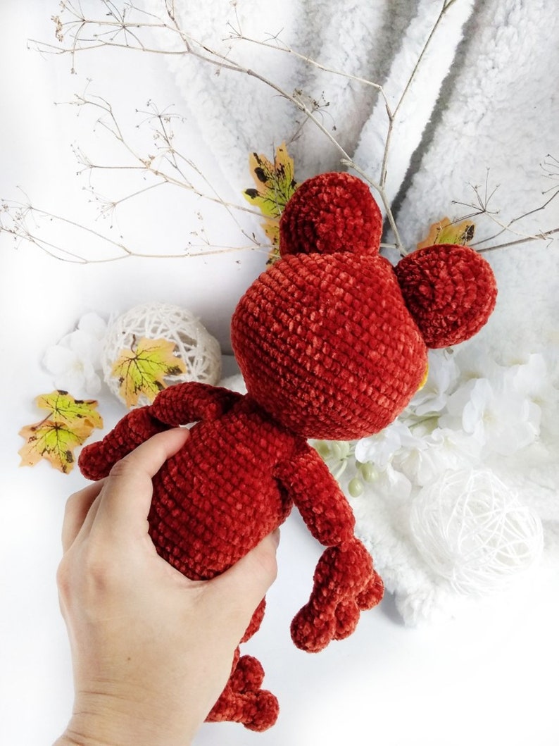 Cute plushie frog Stuffed frog crochet toy Brown Toad Plush | Etsy