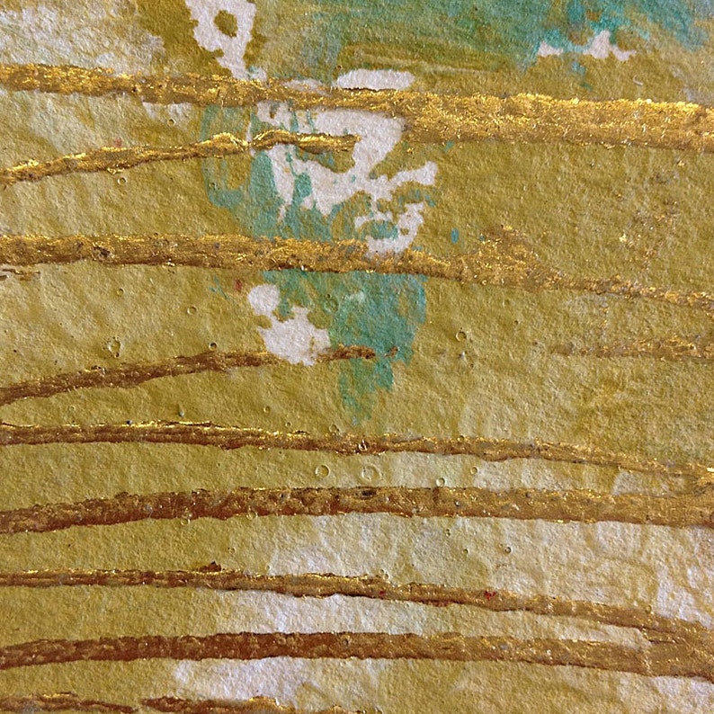 Gold Leaf Techniques 1 // Art Instruction // Gold Leaf // Mixed Media