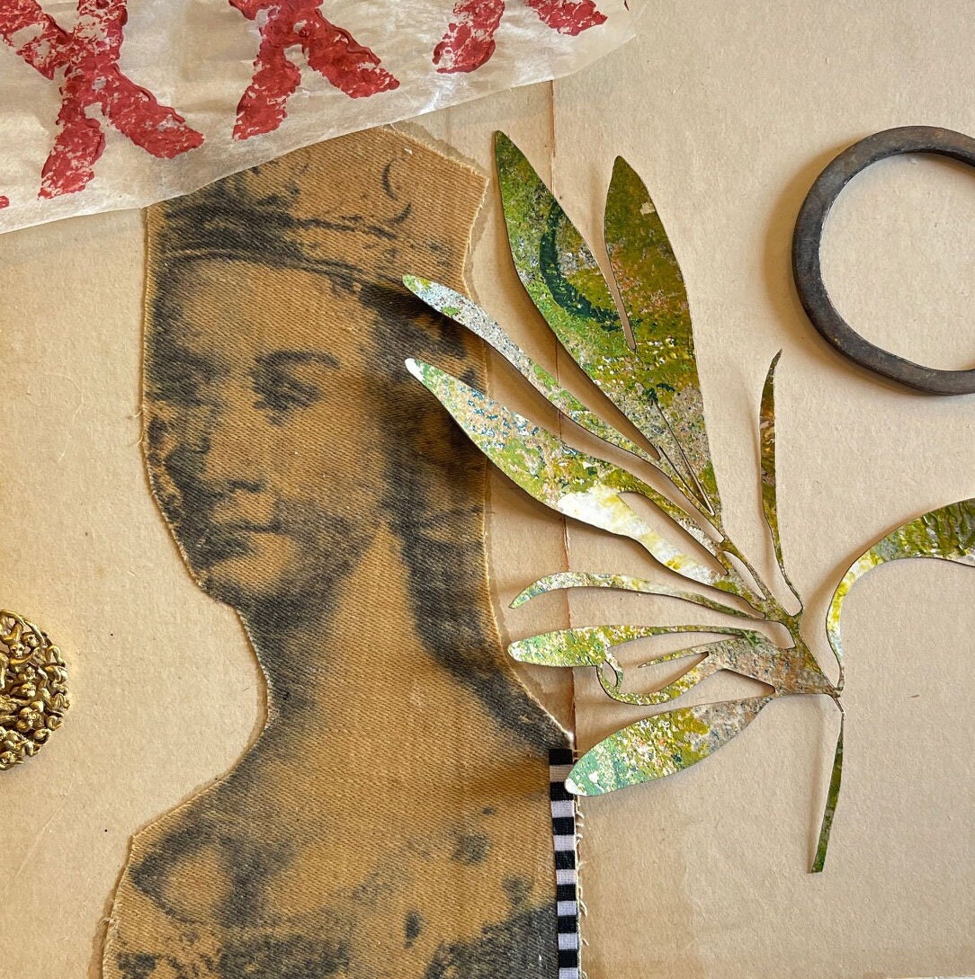 Adding Textiles & Trim to Your Art // Art Instruction // Step by Step ...