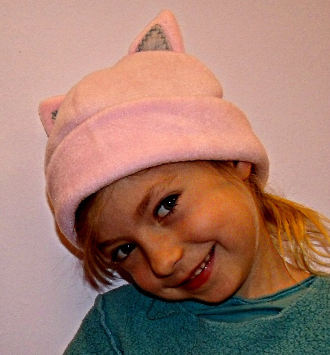 Kitty Ears Fleece Hat Cat Ears Hat Fleece Kitty Ears Hat for Etsy