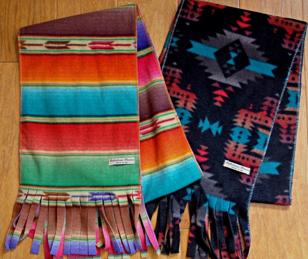 Fleece Hat and Scarf Set Bright Arrow Fleece Gift for Men Etsy