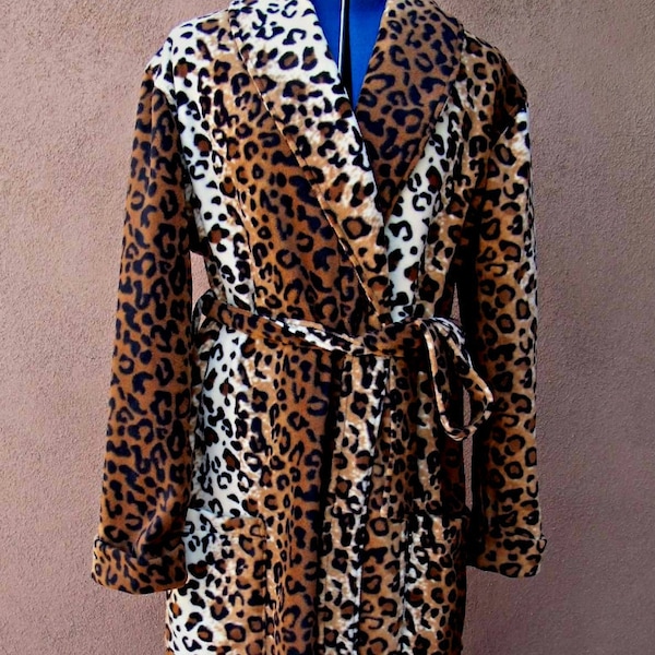 Cheetah Print Robe - Etsy