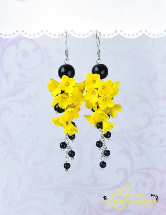 Lovisa Black Daisy SG STD Earrings Gift Fashion Ladies Womens