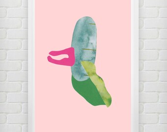 Lina - A4 Print of original illustration, poster, animal print, illustratie