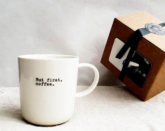 Mug "But first, coffee"