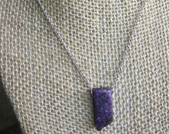 Lepidolite necklace