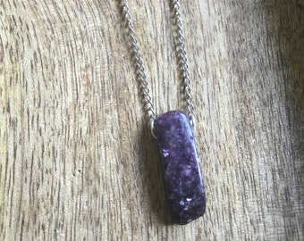 Lepidolite necklace