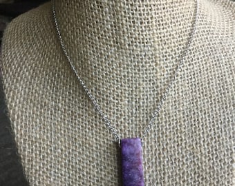 Lepidolite necklace