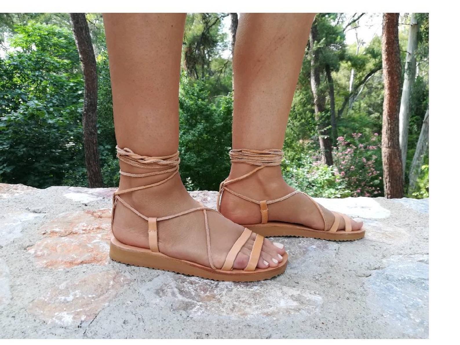 Dione Sandals Handmade Greek real leather sandals gladiator | Etsy