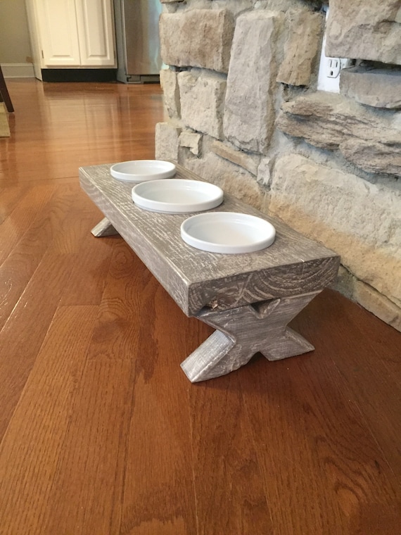 Dog Bowl Stand Small Elevated Dog Feeder Raised Dog Feeder Etsy