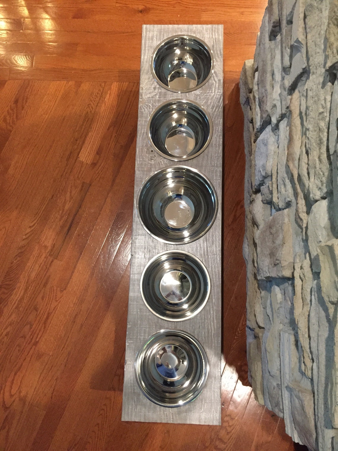 Dog Bowl Extra Large Dog Bowl Feeder 5 Bowl 8 8 10 Etsy