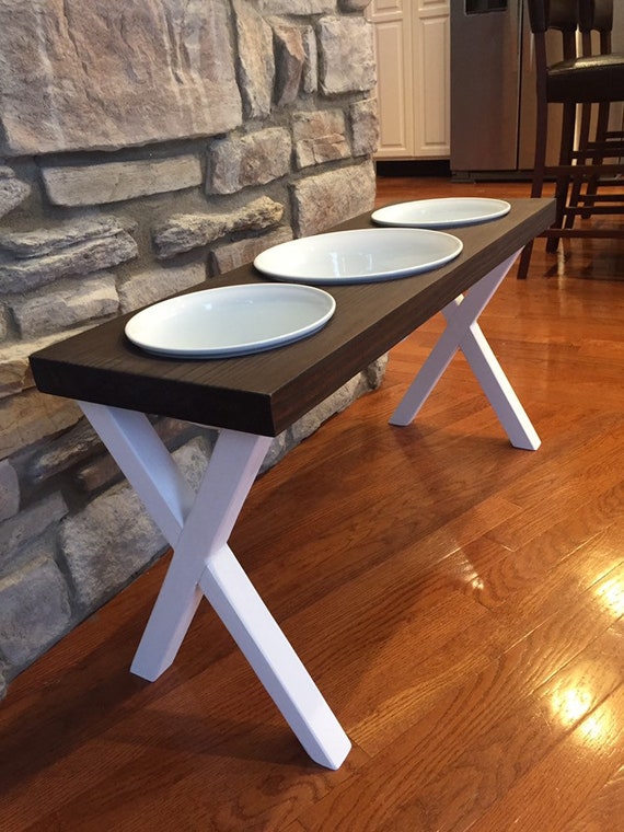 Dog Bowl Stand Elevated Dog Feeder Raised Dog Bowl 3 Dog Etsy