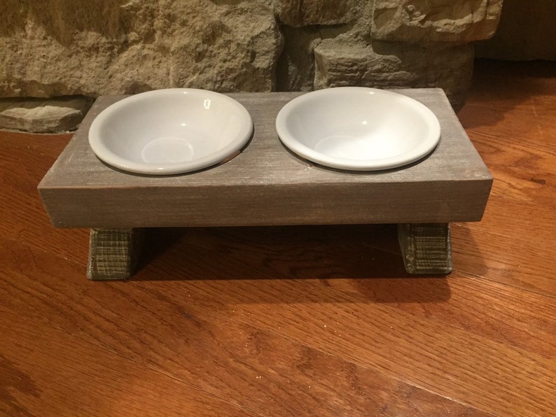 Dog Bowl Extra Small Dog Bowl Stand Raised Small Dog Bowl Etsy