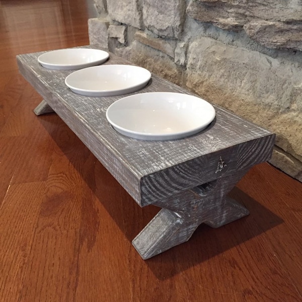 Rustic Dog Bowl Etsy