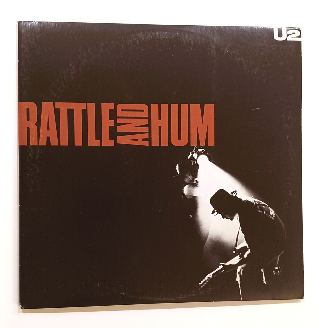 U2 Rattle Hum U2 Rattle & Hum Vintage Double LP Record Island Records ISL2-1204 ...