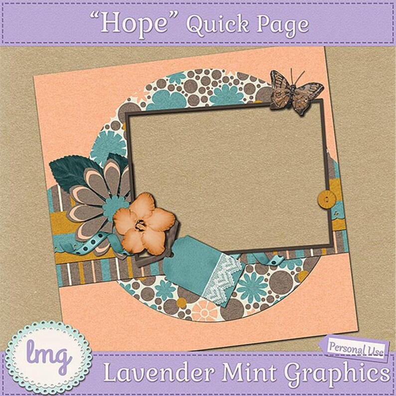 Scrapbook Flipbook Teal