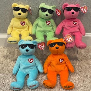 Ty Beanie Babies - Summertime Fun Bears - Trade Show Exclusives (Your Choice)