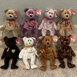 Ty Beanie Babies - Exclusive Ty Warner Signature Bears - 1999 - 2006 (Your Choice)