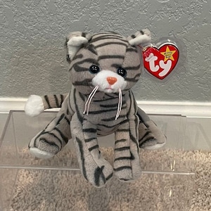 Ty Beanie Babies - Silver II (Gray Tabby Cat) - 30th Anniversary Commemorative - LIMITED RELEASE