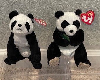 Ty Beanie Babies まとめ売り タグあり多数 パンダ汚れあり14体 Ty Beanie Babies - Panda Bears - China, Li Mei (your Choice) - Etsy