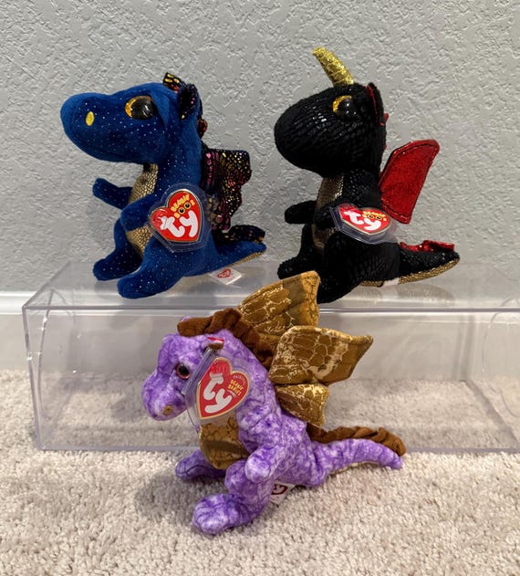 Ty Beanie Babies & Beanie Boos - Dragons - Saffire, Grindal