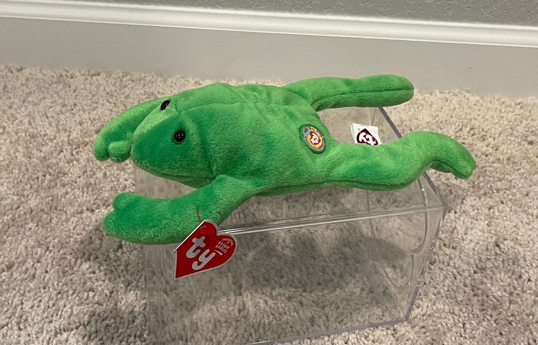 Ty Beanie Babies Legs the Frog BBOC beanie Baby Official Etsy