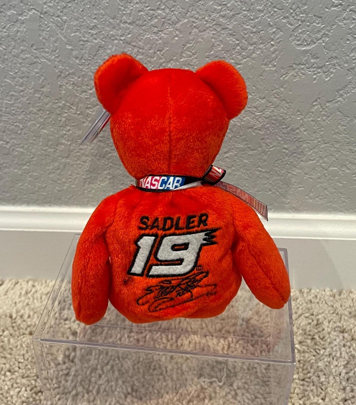 Clearance!!!ty Beanie Babies - Nascar Racing Bears - Sadler(#19), Racer ...