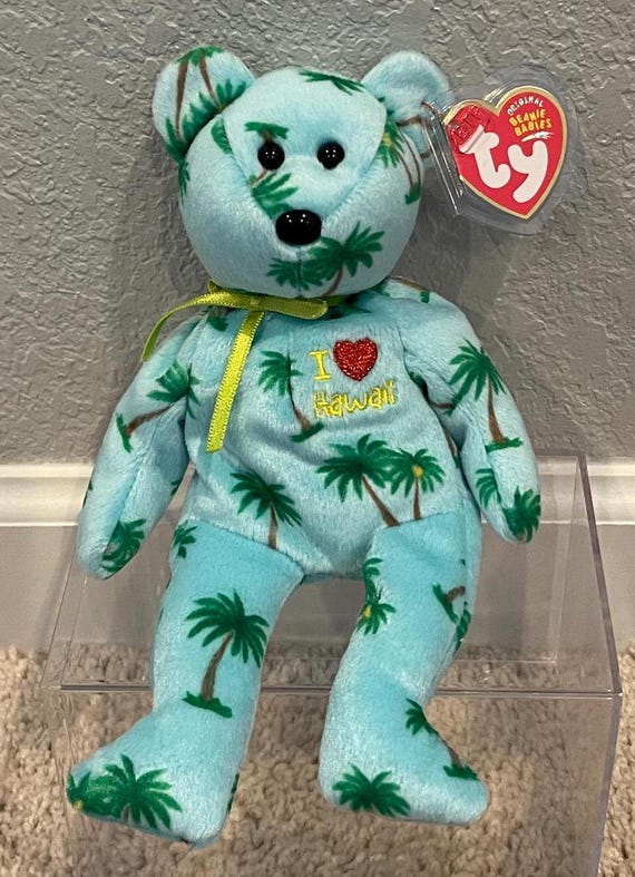 CLEARANCE!! Ty Beanie Babies - State & City Bears - Hawaii