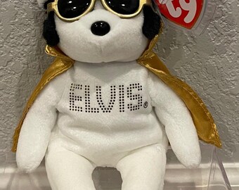Ty Beanie Babies Elvis Presley Bears (your Choice)