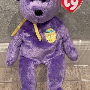 Ty Beanie Babies Easter Holiday Pastel Bears Eggs, Eggs II, Eggs III