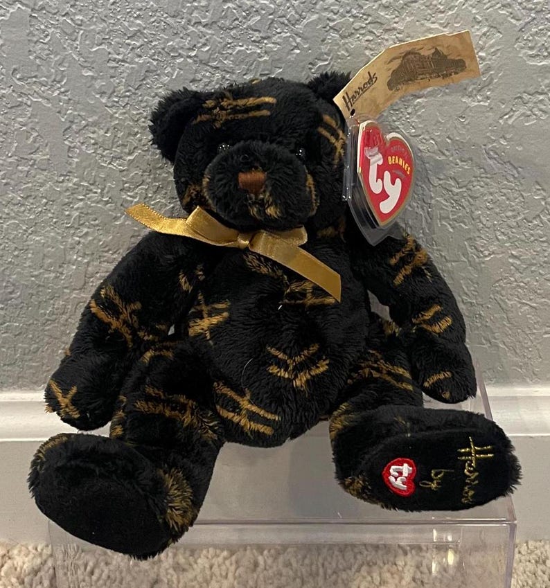 Ty Beanie Babies - UK Exclusive Harrod's Store Bears (with Extra Tag ...