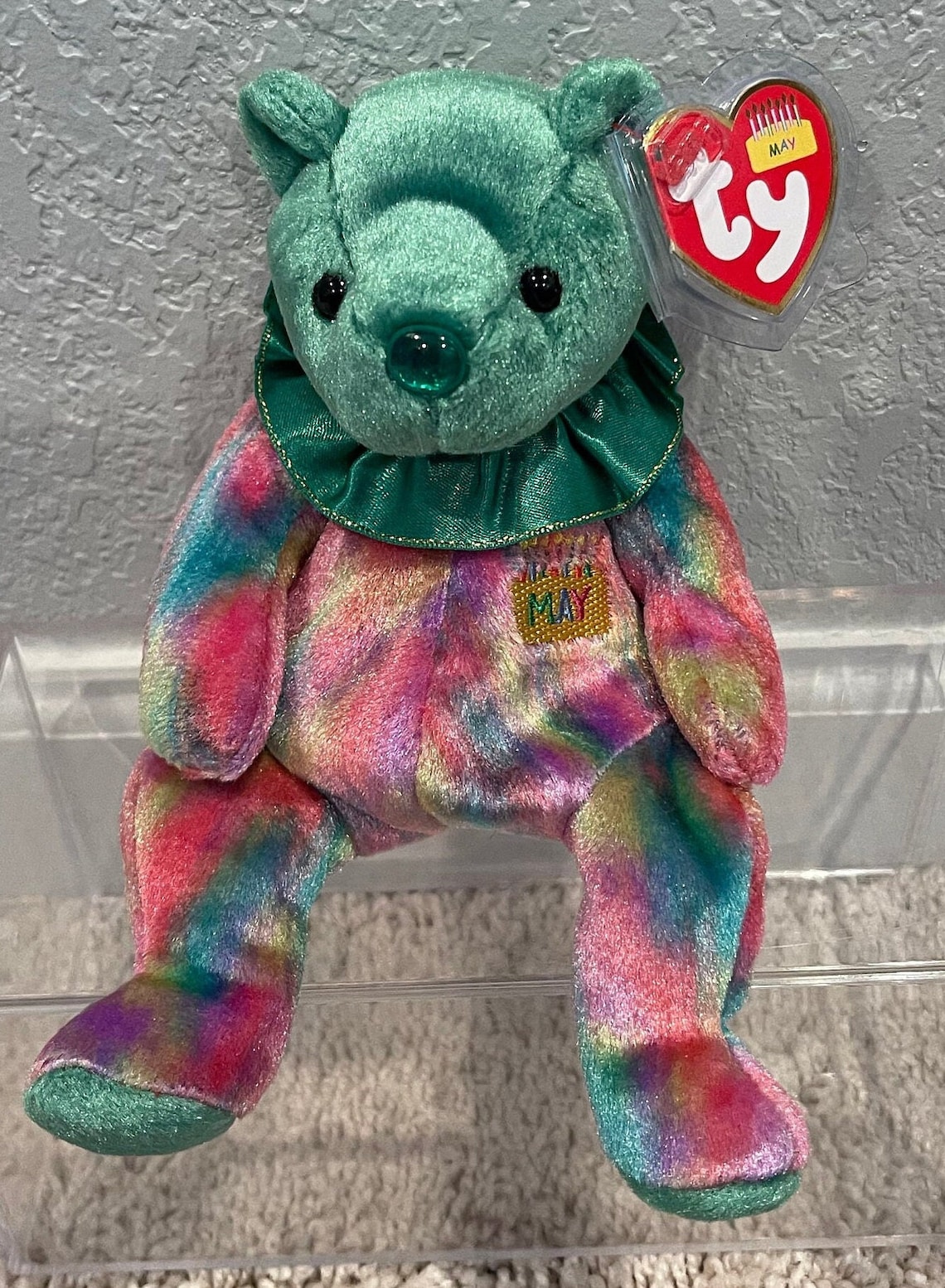 Ty Beanie Babies Birthday Bears Neck Ruffle Jan, Feb, March