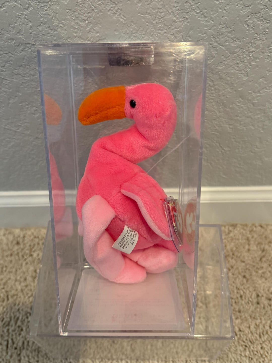 Ty Beanie Babies - Pinky (flamingo) - 3/1 - Authenticated MWMT MQ - Etsy