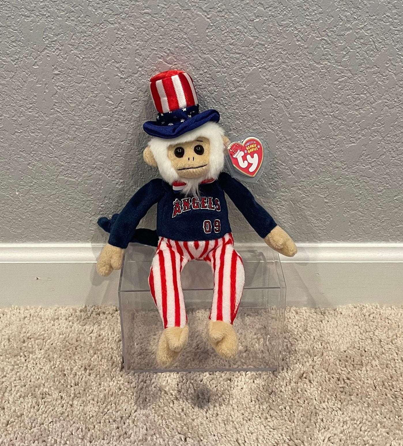 Ty Beanie Baby - Rally Doodle Dandy (monkey) - Los Angeles