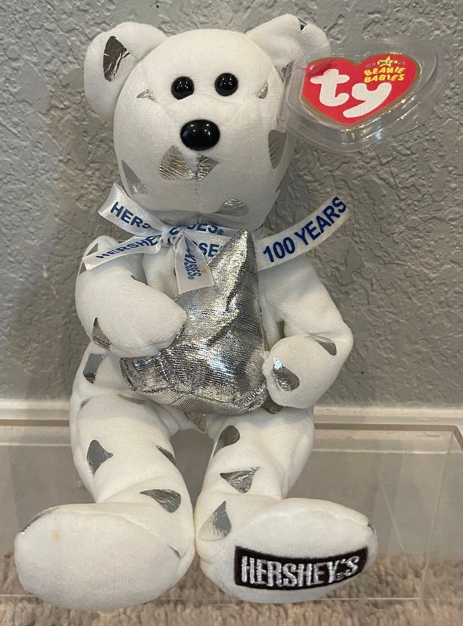 Ty Beanie Babies - Hershey Kisses Bears - 100 Years Celebration