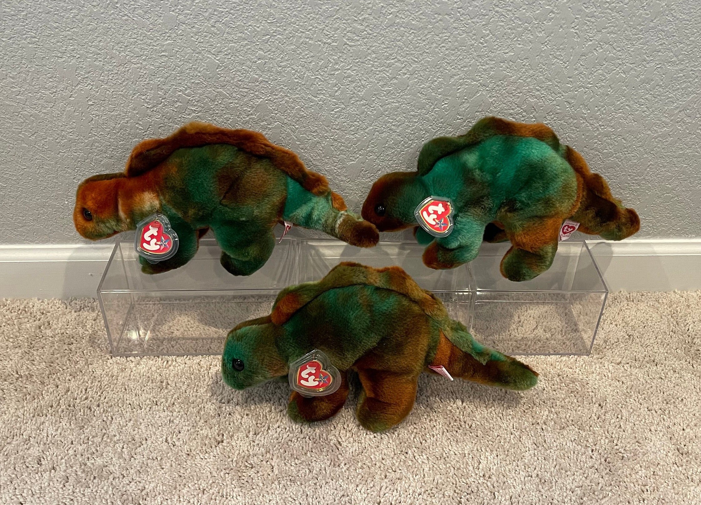 Ty Beanie Buddies (Large) Steg Stegosaurus Dinosaur 13