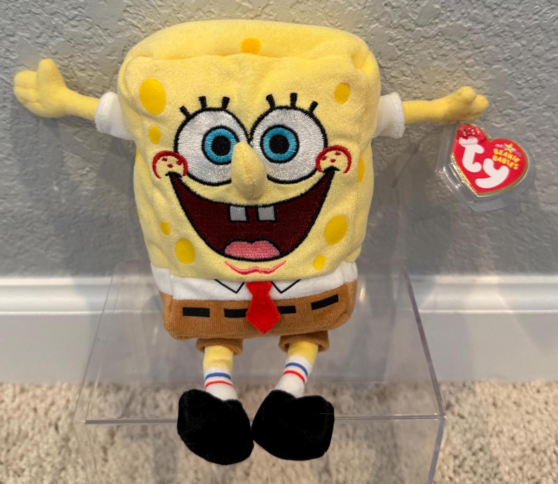 Ty Beanie Babies - Spongebob Squarepants - Frankenstein, Mr. Krabs