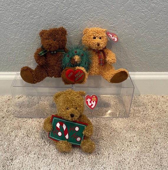 Ty Beanie Babies Christmas Bears Merry Kiss-mas (our First