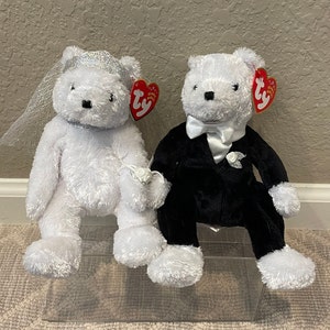 Ty Beanie Babies - Bride and Groom Wedding Bears