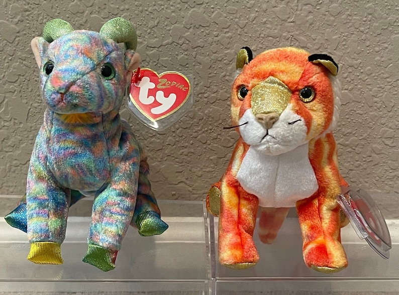 Ty Beanie Babies Chinese Zodiac Animal Year Collection your - Etsy