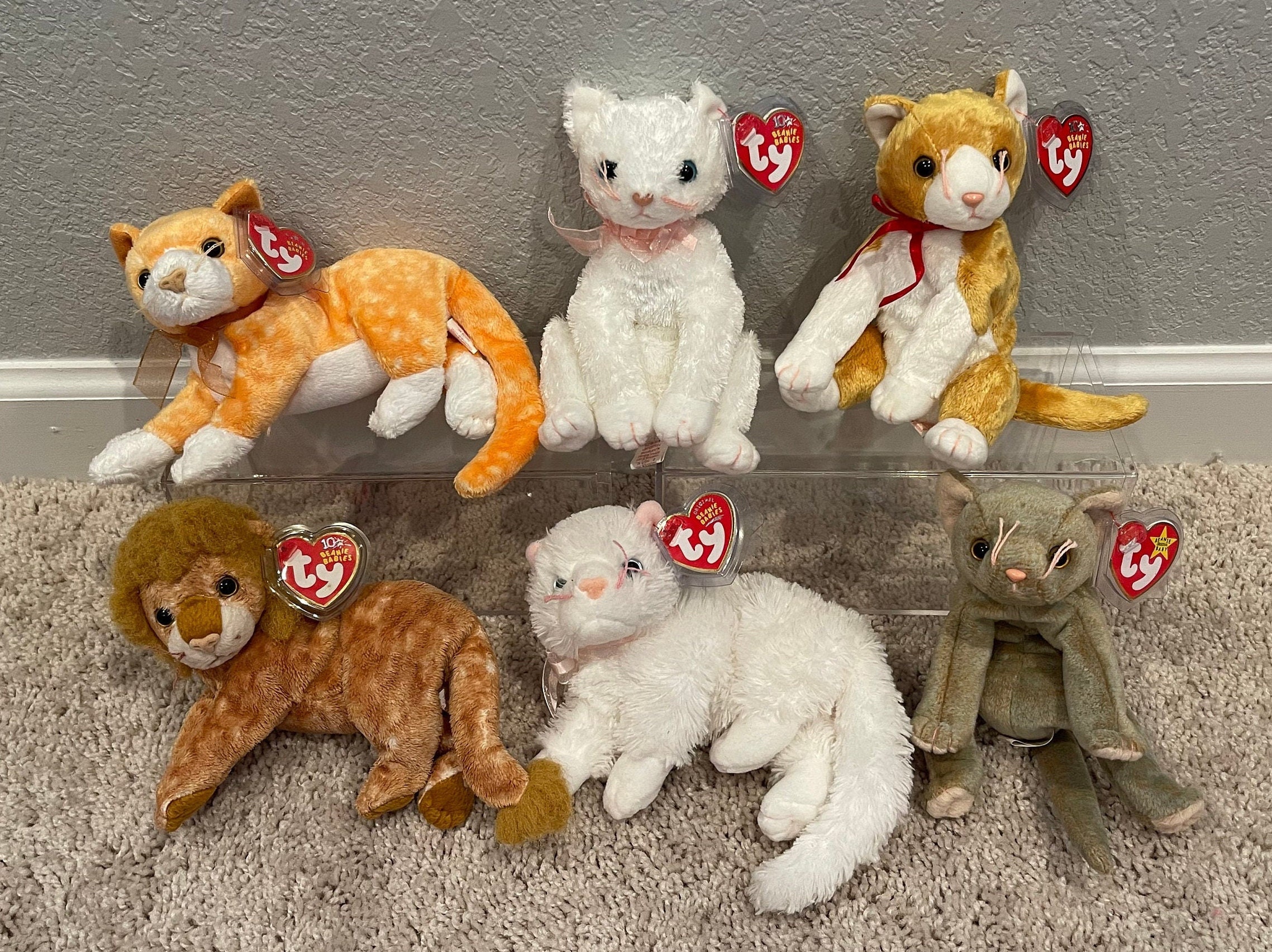 Ty Cat Beanie Baby - Etsy Ty Cat Beanie Baby - Etsy