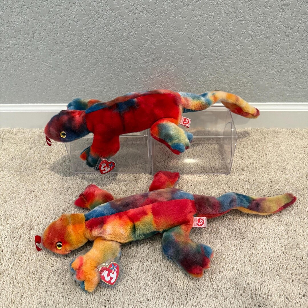 Ty Beanie Buddy (large) - Lizzy, the Lizard (21