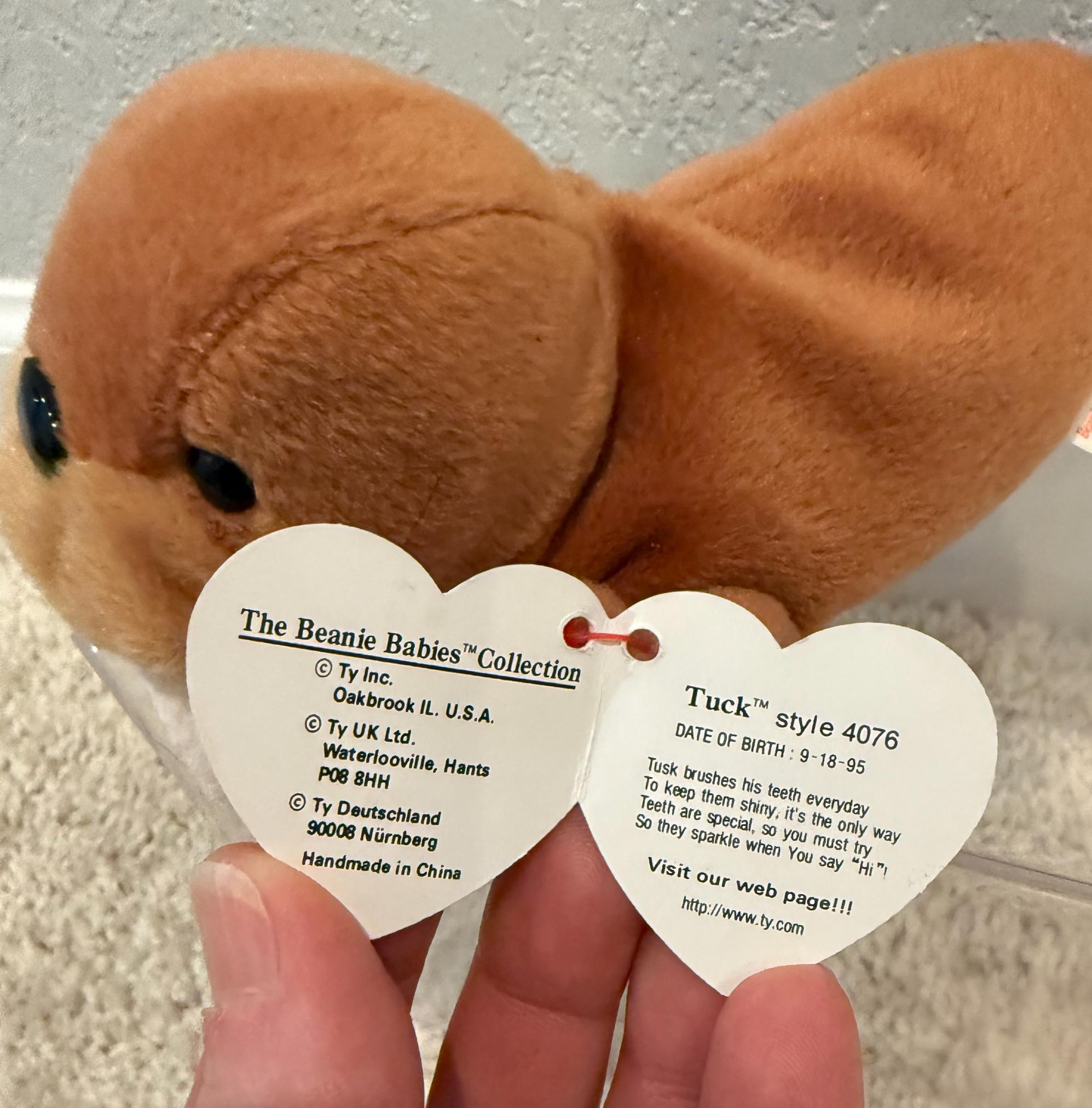 Ty Beanie Babies - Water Creatures - Seal & Walrus - Seamore, Tusk ...