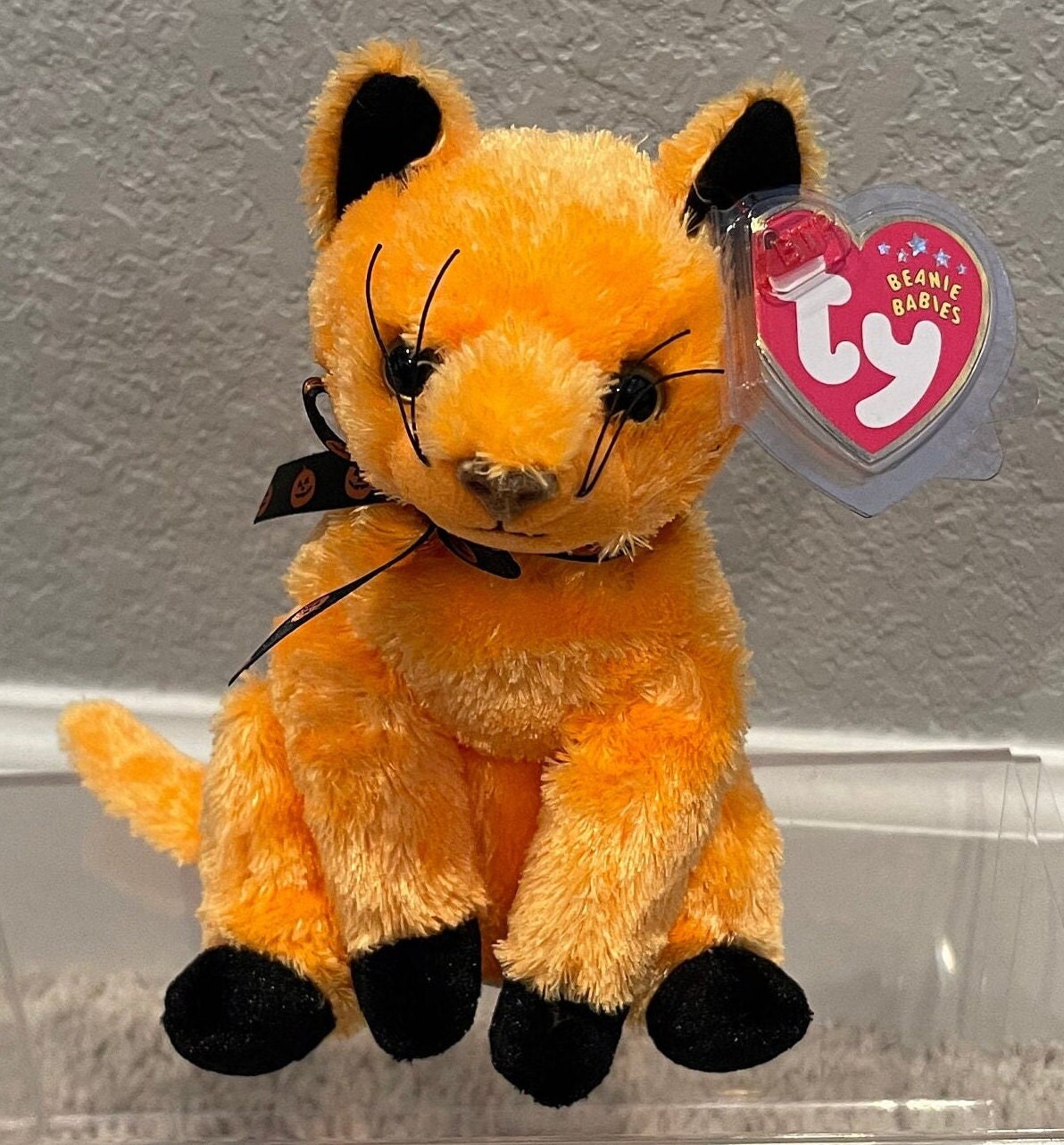 Ty Beanie Babies - Halloween - Cats & Dogs - Fraidy, Superstition ...